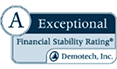Exceptional Financial Stability Rating from Demotech, Inc.